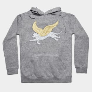 Flight of Fancy - Winged Cat Hoodie